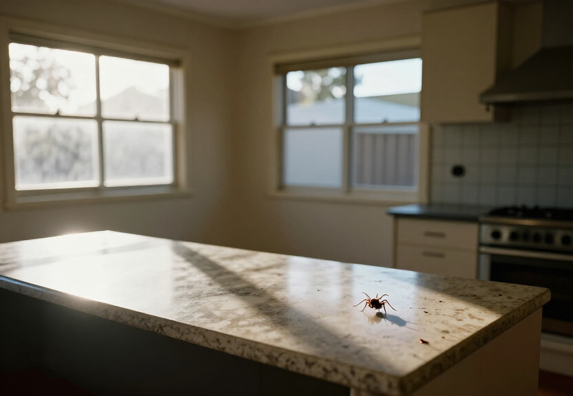 Termite damage in a Roselands home before treatment